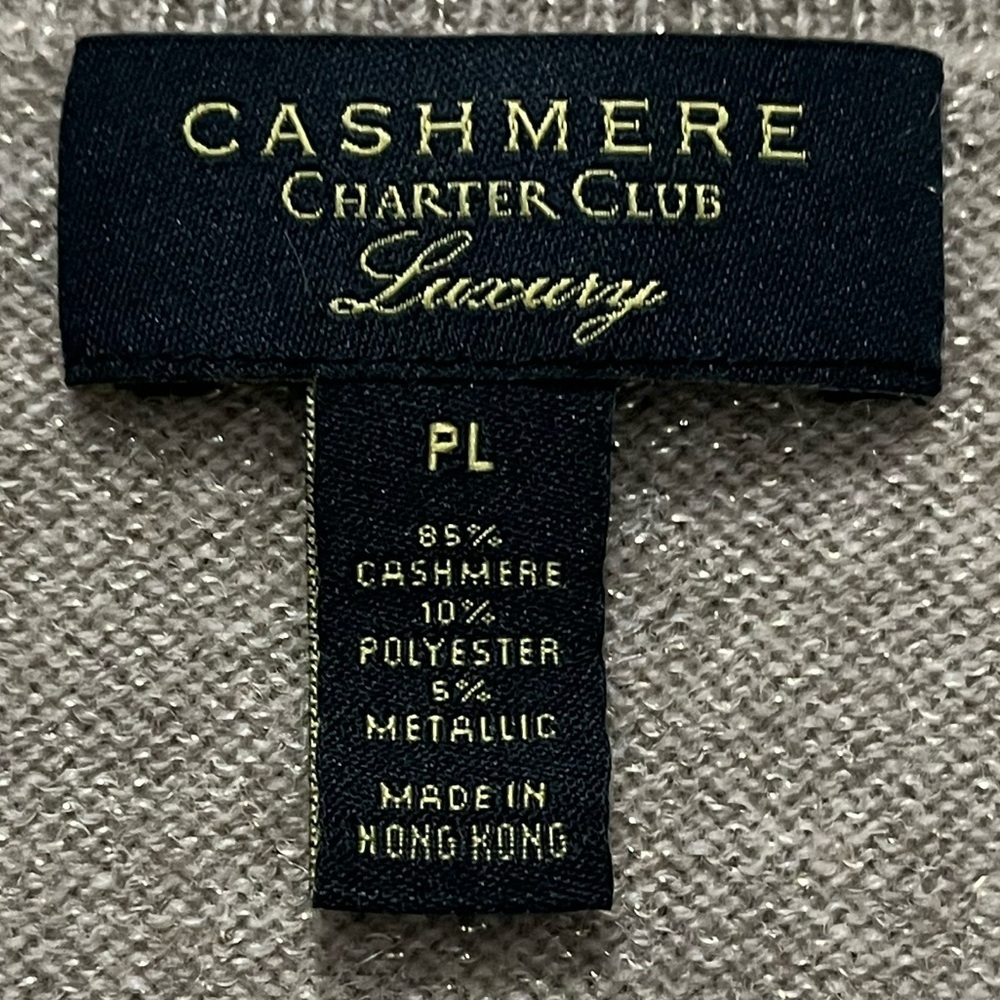 Charter Club Luxary Cashmere Blend Sweater - Picture 3 of 7